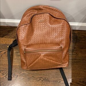 GUESS Tan Woven Men's Backpack